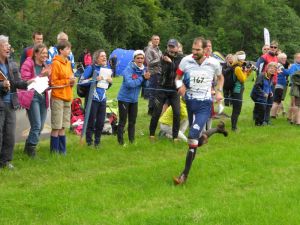 France's Thierry Gueorgiou takes his third consecutive Long title WOC2015, Grahame Nicoll