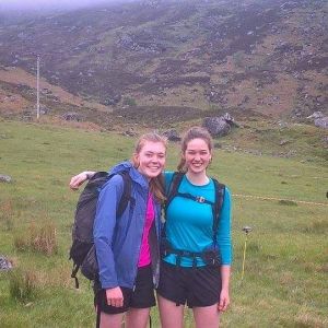 TAY's Laura Nicoll and INVOC partner at the mid-camp, Glen Strathfarrar, Highlander Mountain Marathon 2016, Gilly Kirkwood