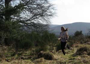 Laura Nicoll in the 2015 Compass Sport Trophy Scottish qualifier, Alice Nicoll