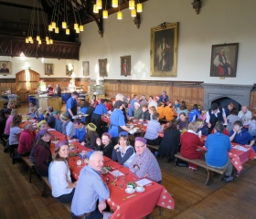 TAY Christmas Score 2015 - lunch in Glenalmond College, Grahame Nicoll