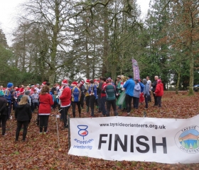 At the start - Christmas event 2016 Drummond, Mel Nicoll