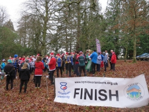 At the start - Christmas event 2016 Drummond, Mel Nicoll