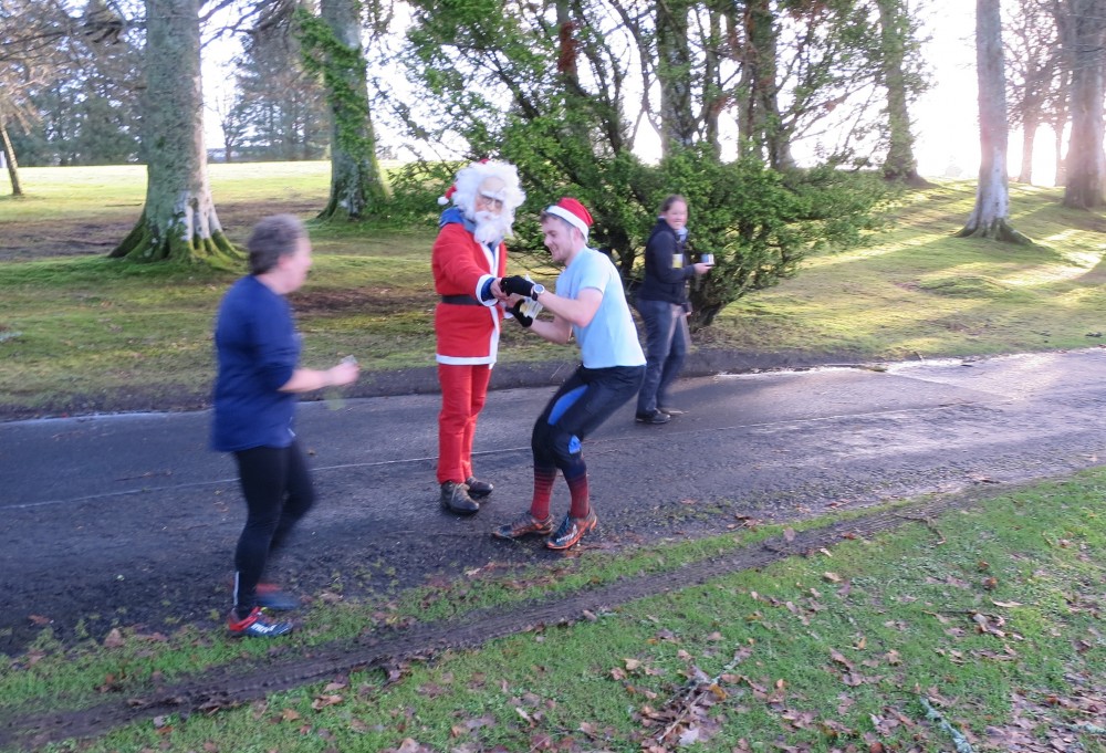 Catch the roving Santa control (aka Davie F!)