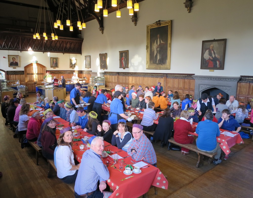 TAY Christmas Score 2015 - lunch in Glenalmond College