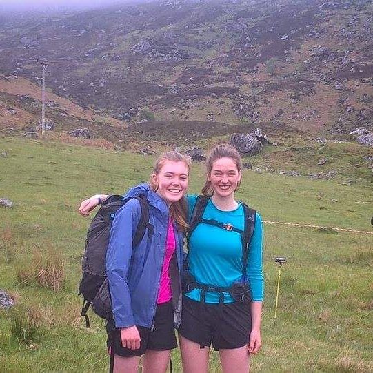 TAY's Laura Nicoll and INVOC partner at the mid-camp, Glen Strathfarrar, Highlander Mountain Marathon 2016