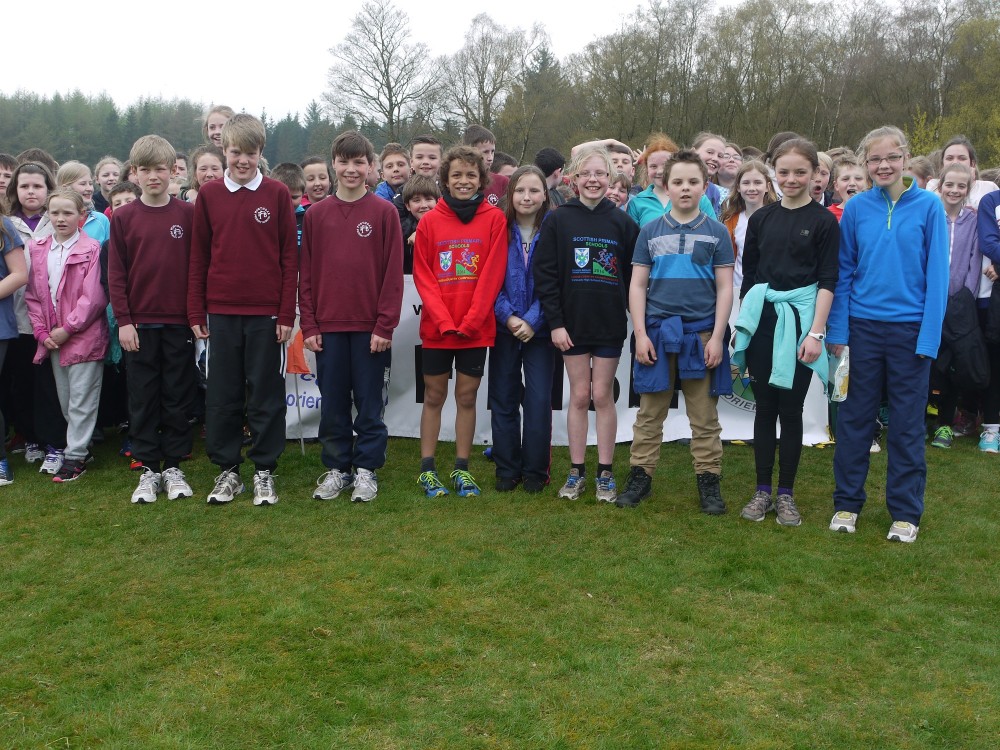 Winning teams at the Perth & Kinross South Area Schools Champs 2014