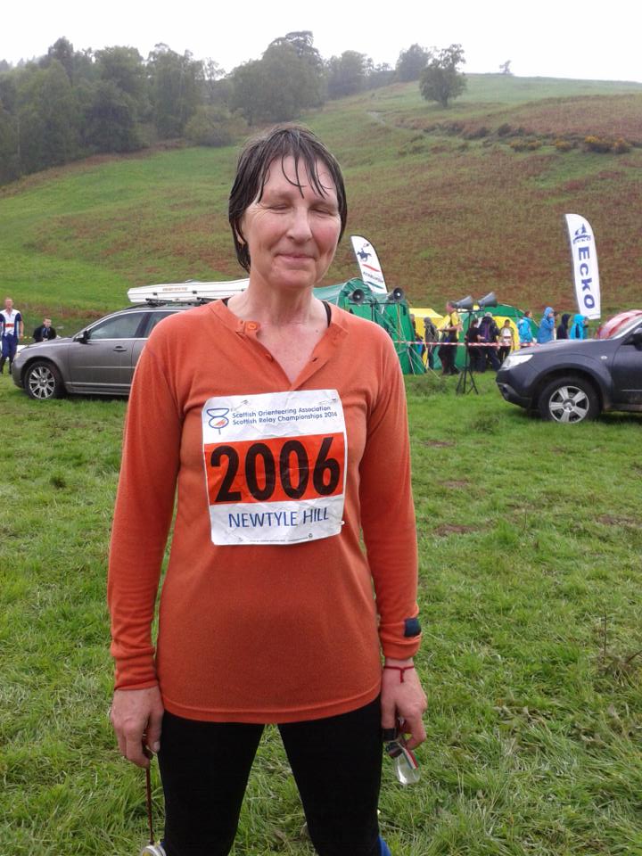 Fran - the other third of TAY's medal-winning relay team