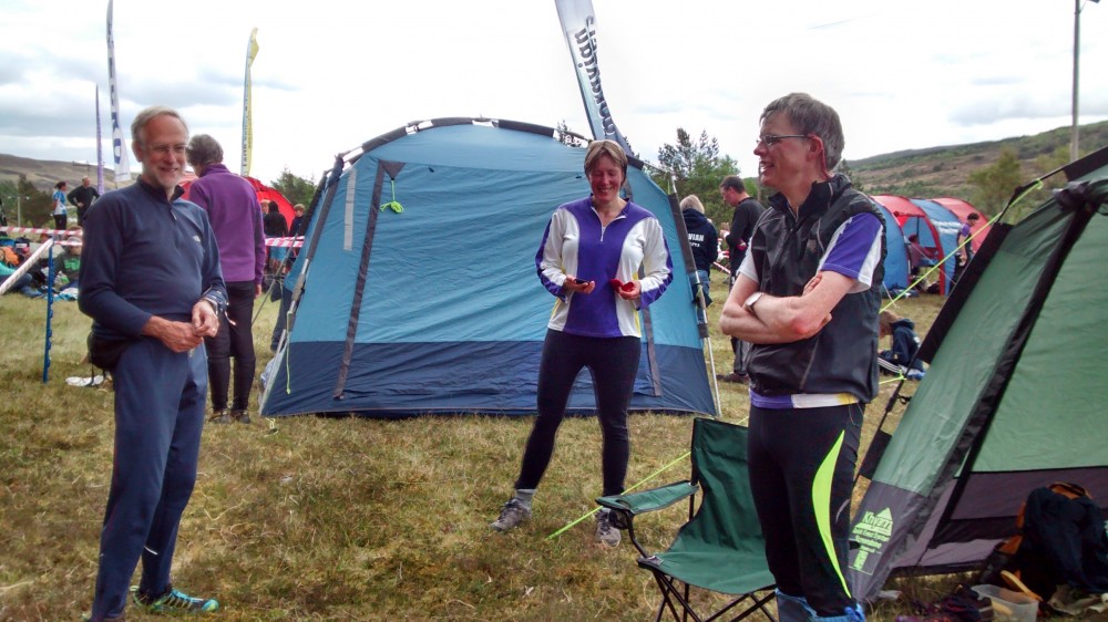 TAY members after a hard day's racing at Dalnamein